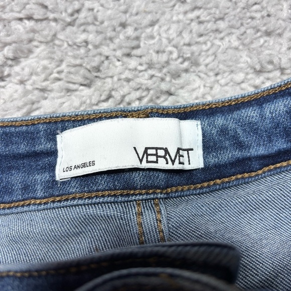 Vervet Jeans Womens 31 High Rise Button Fly Regular Wash Stretch Casual Classic - Picture 3 of 5